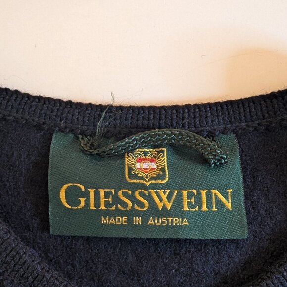 GIESSWEIN Austria cardigan Sz 38 EU 100% WOOL WOODEN BUTTONS TRULY STUNNING WOW - Picture 12 of 14